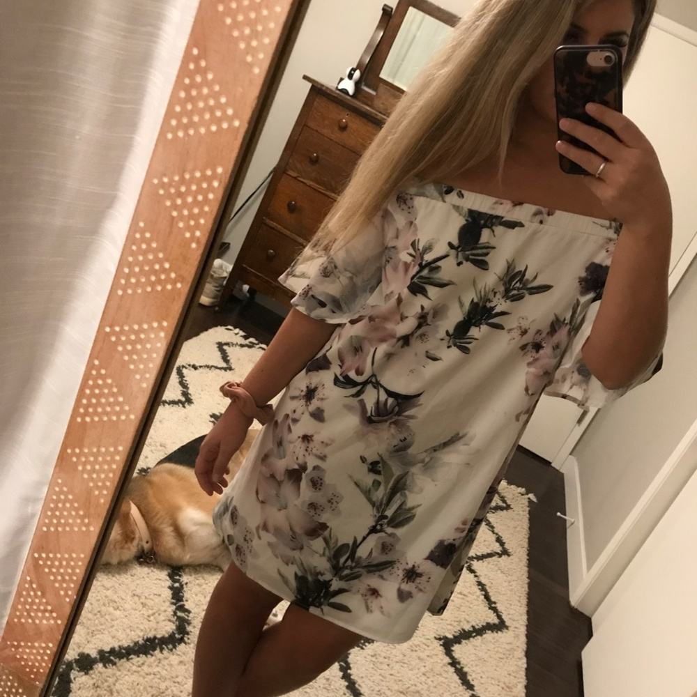 Off the shoulder dress